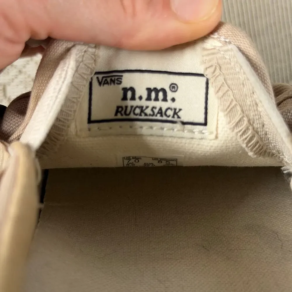 Vans x Nicole McLaughlin Rucksack LX Beige Platform Shoes Women’s 8.5